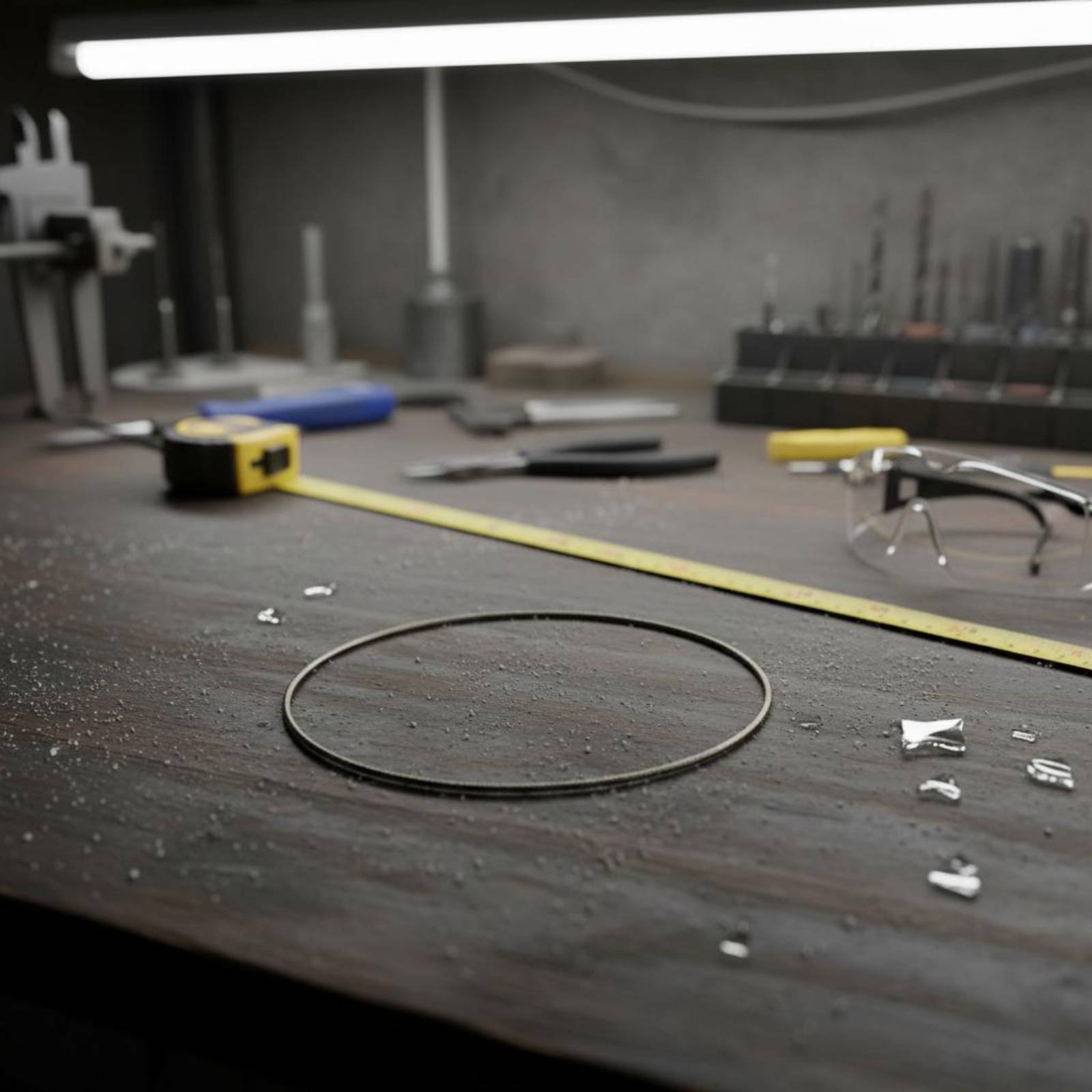 Workshop With Tools - Crystal Loop Cutting Blade Continuous Loop