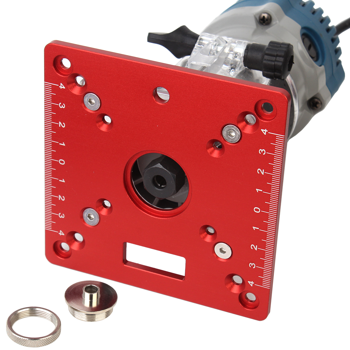 Router Table Insert - Multi-Functional Aluminum Alloy Flip-Chip Board Woodworking