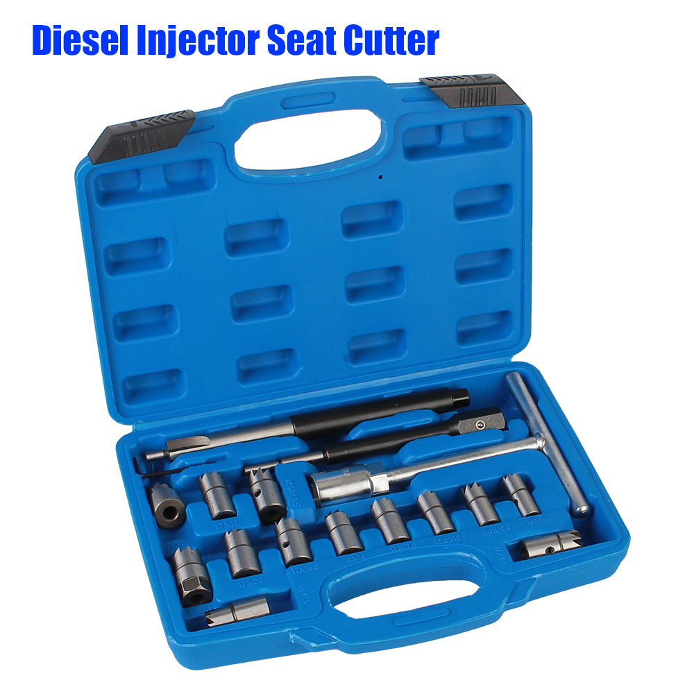 Car Workshop Tools Equipment - Car Diesel Injector Seat Cutter Set