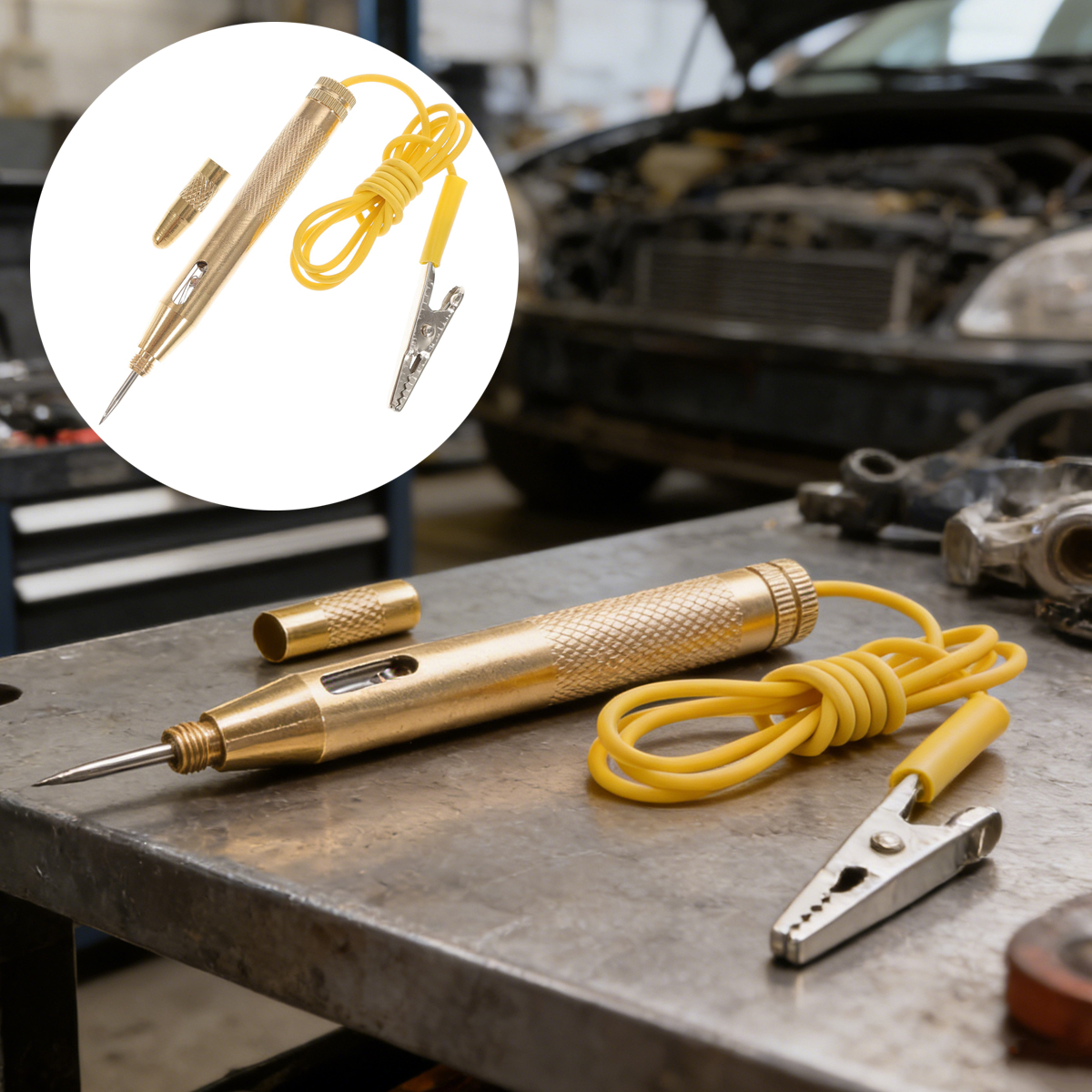 Car Workshop Tools Kit - 6V/12V/24V Automotive Current Tester Practical Test