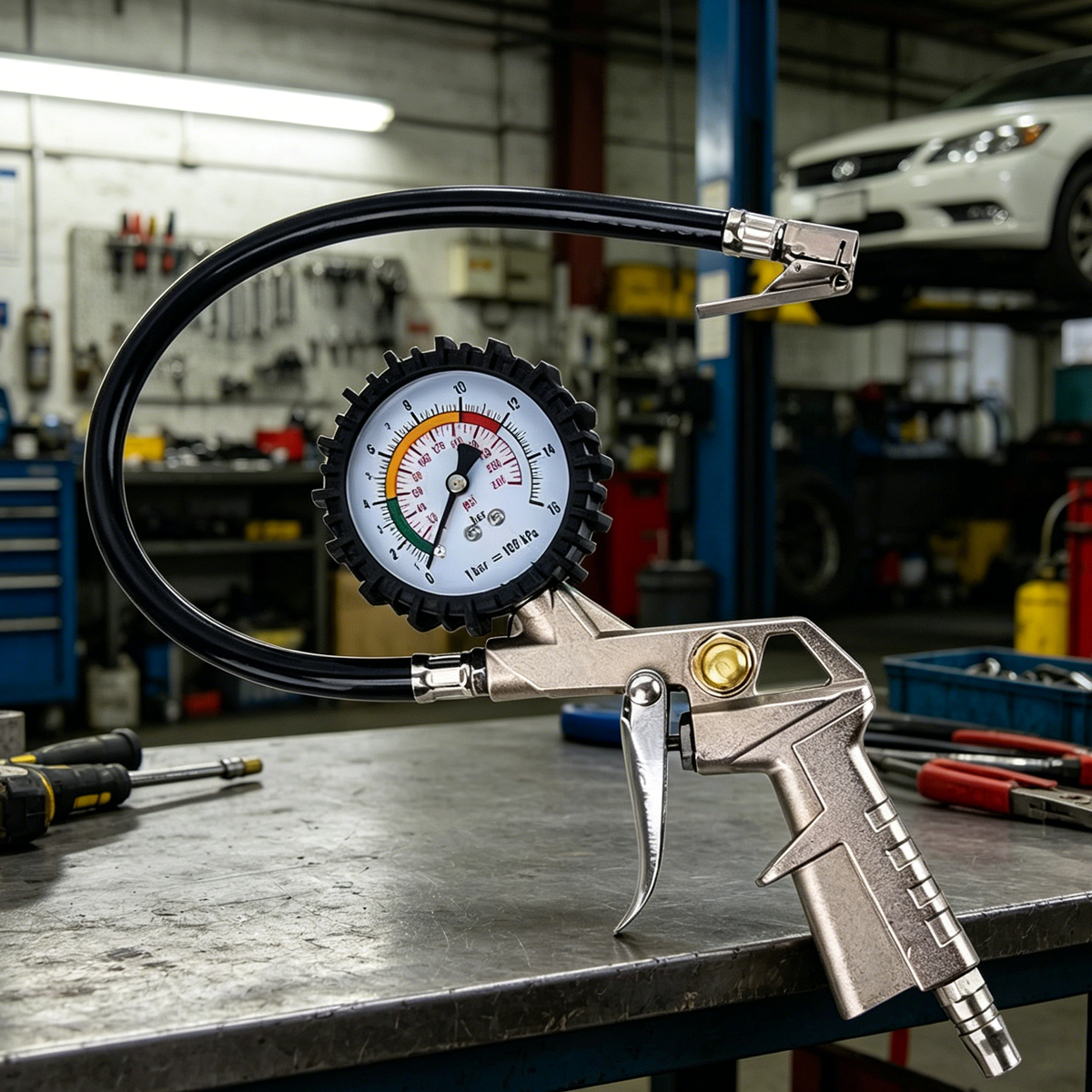 Car Workshop Tools Equipment - Tire Pressure Car Gun Tyre Monitor