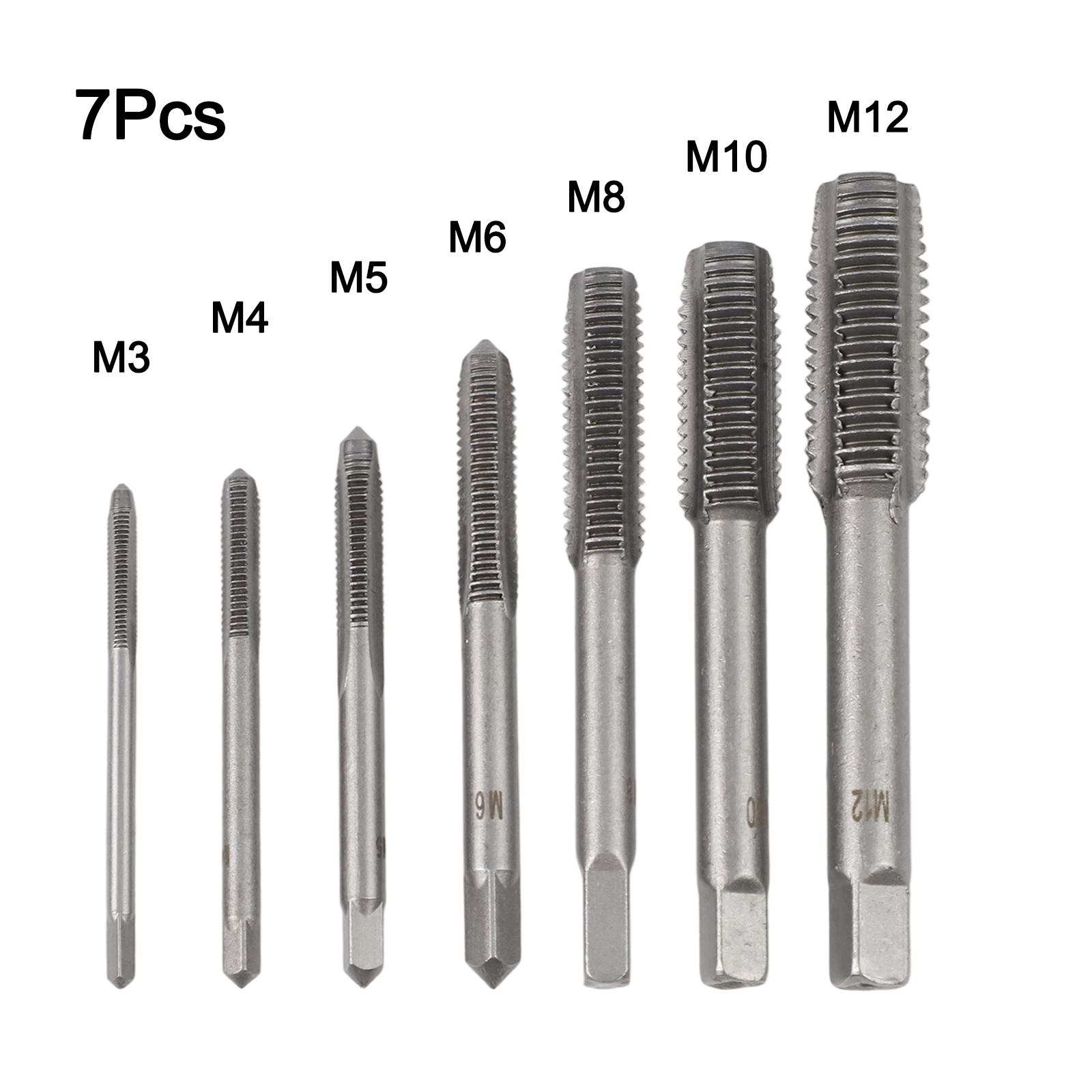 HSS 7Pcs Straight Fluted Tap D - Common Tools In Workshop review and price