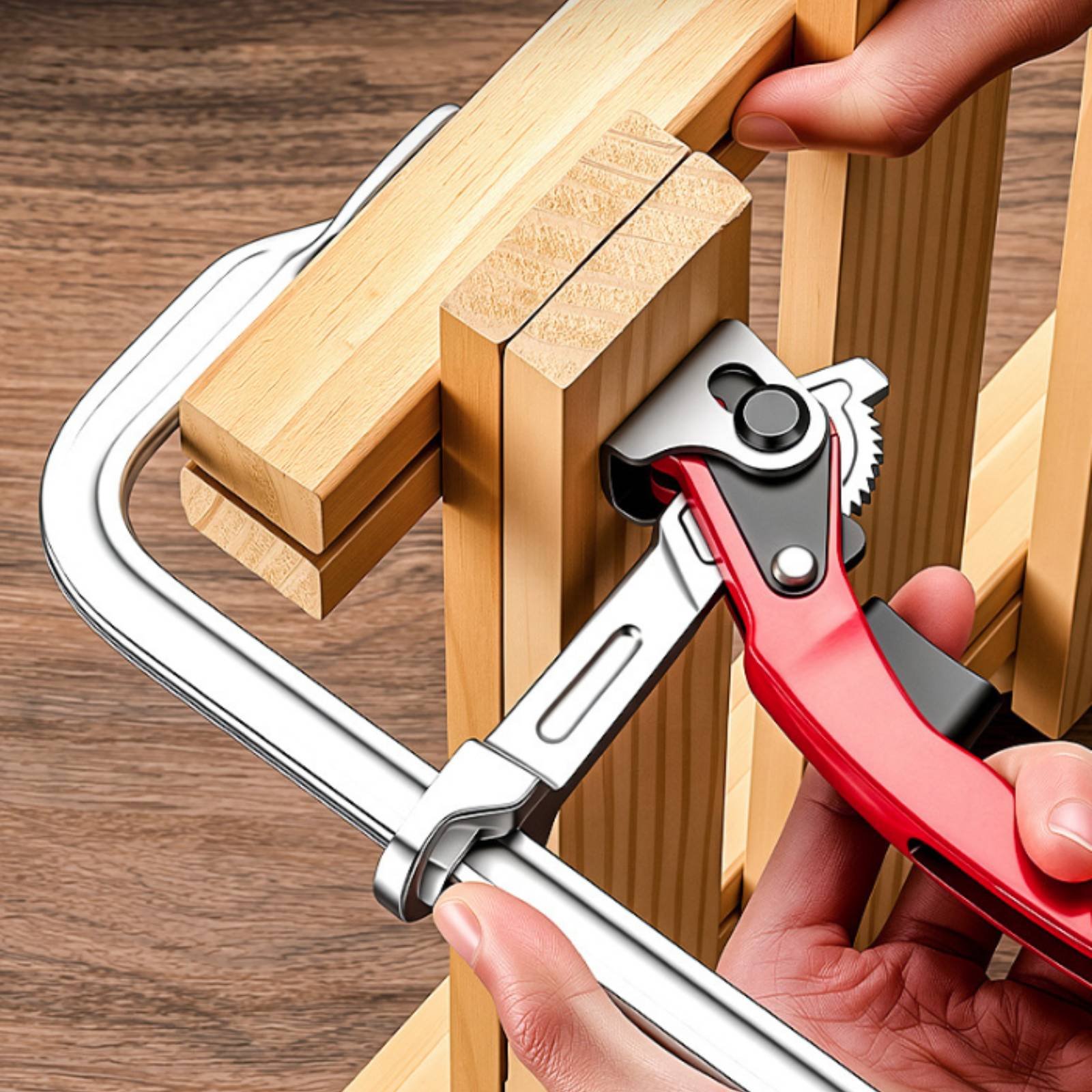2 Pieces Ratchet F Clamp Indus - Workshop Hand Tools review and price
