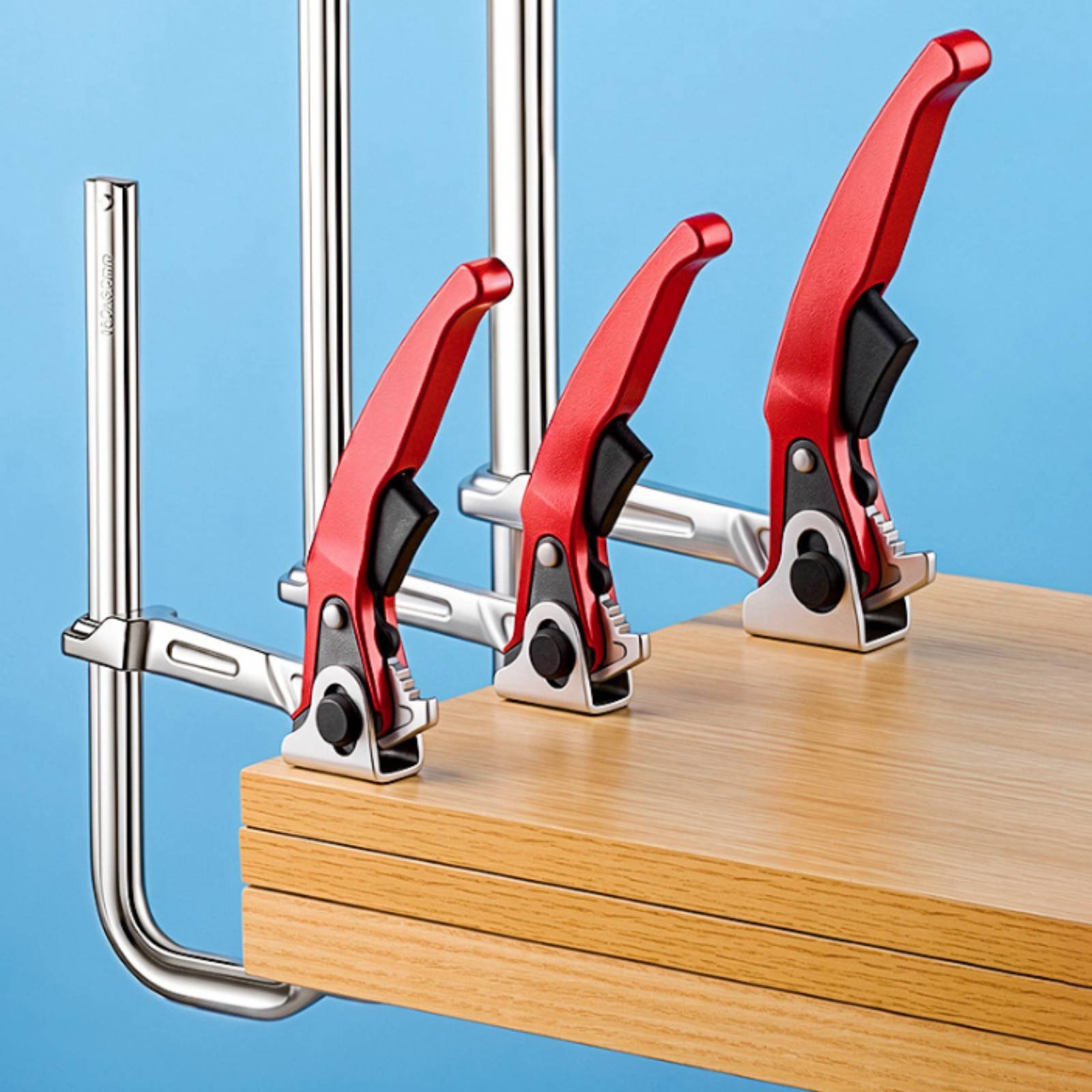 2 Pieces Ratchet F Clamp Indus - Workshop Hand Tools review and price