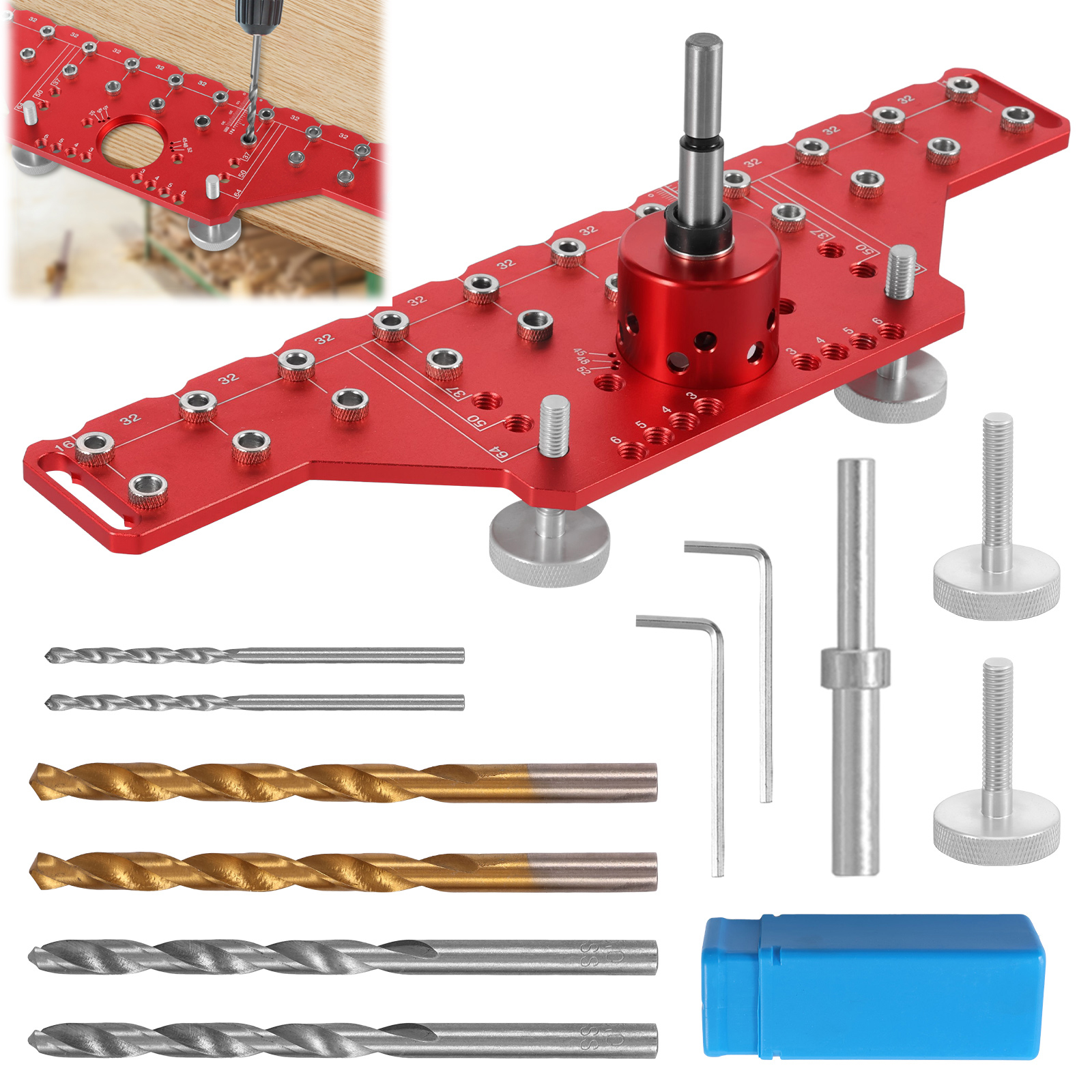 2 In 1 Shelf Pin Jig and Cabin - Workshop Tools Shelf review and price