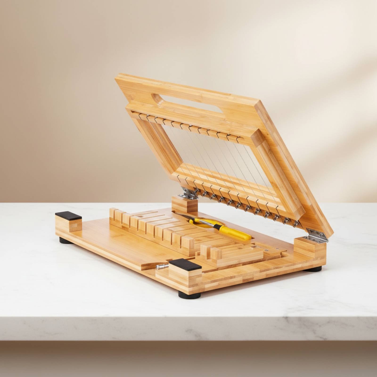 Bamboo Soap Cutter 2-in-1 Desi - Workshop With Tools review and price