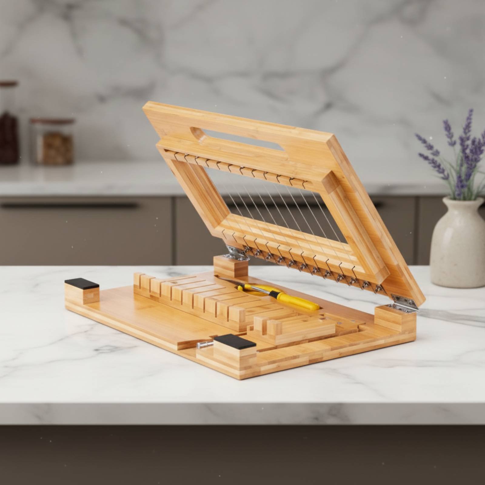 Bamboo Soap Cutter 2-in-1 Desi - Workshop With Tools review and price