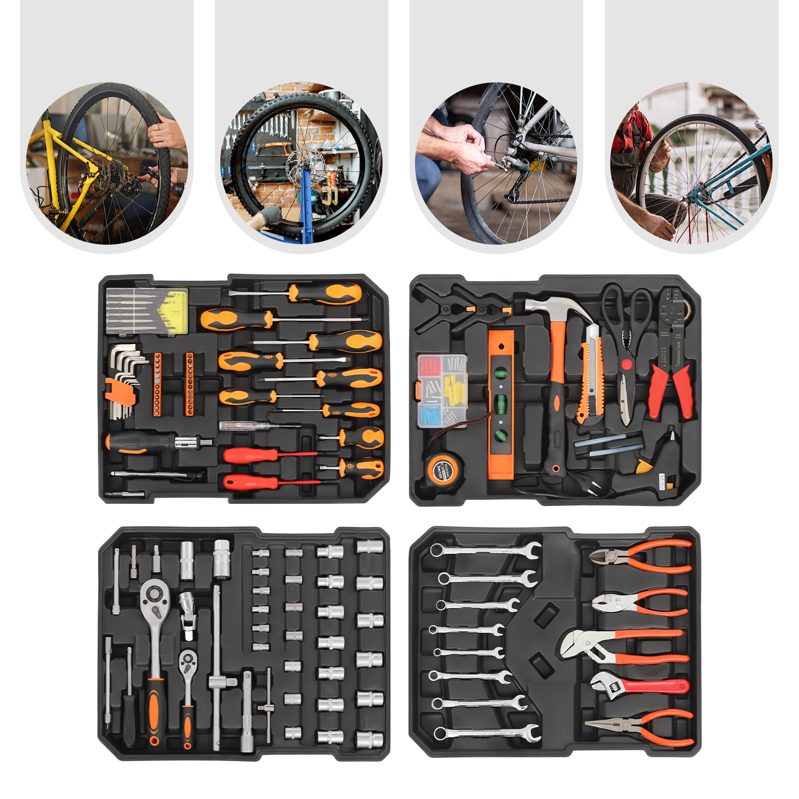 187PCS Carbon Steel Automotive - Car Workshop Tools Kit review and price