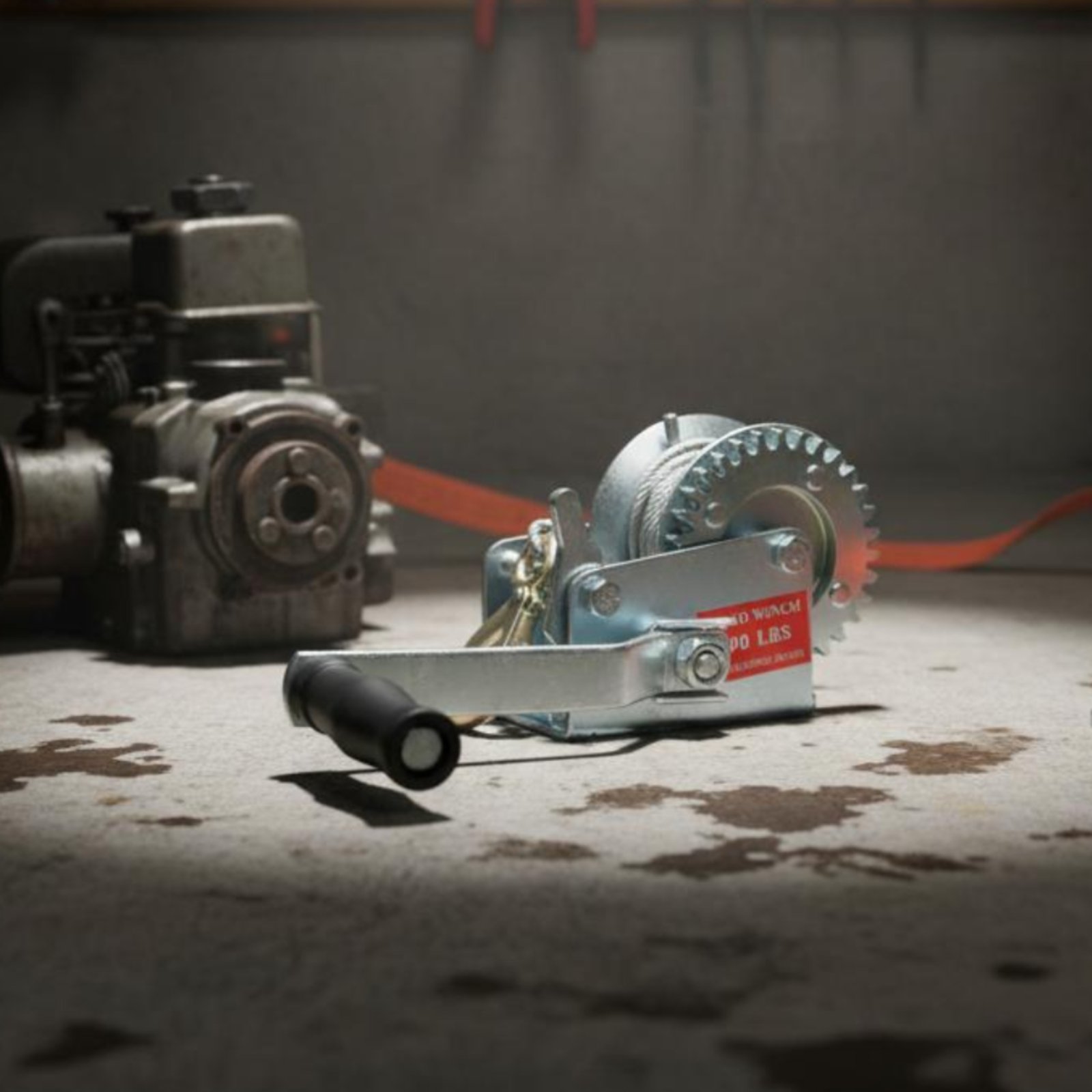 Hand Crank Winch Portable Wire - Workshop Hand Tools review and price