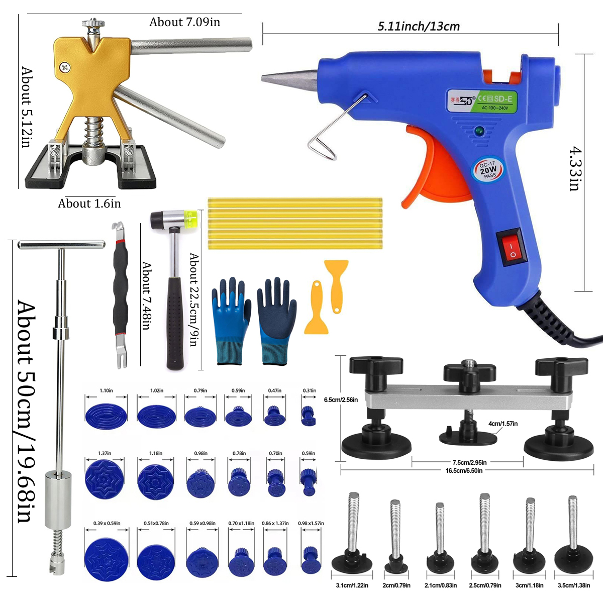 Dent Repair Kit Car Puller Too - Car Workshop Tools Kit review and price