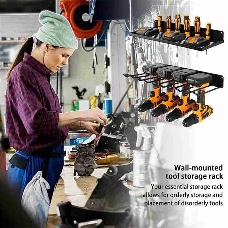 Hand Drill Tool Holder Wall Mo - Workshop Tools Shelf review and price