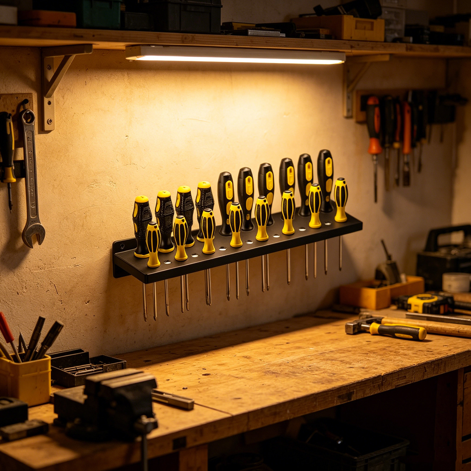 25 Hole Metal Screwdriver Wall - Tools In Metal Workshop review and price