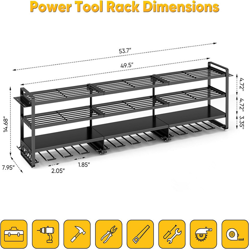 Large Power Tool Organizer Wal - Workshop Tools Shelf review and price