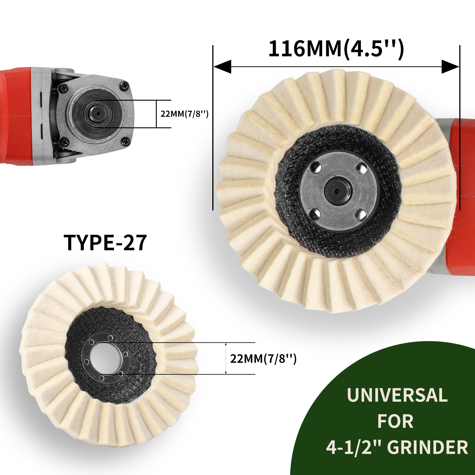 1/3Pcs Wool Polishing Wheel Po - Sharpening Stone Whetstone review and price