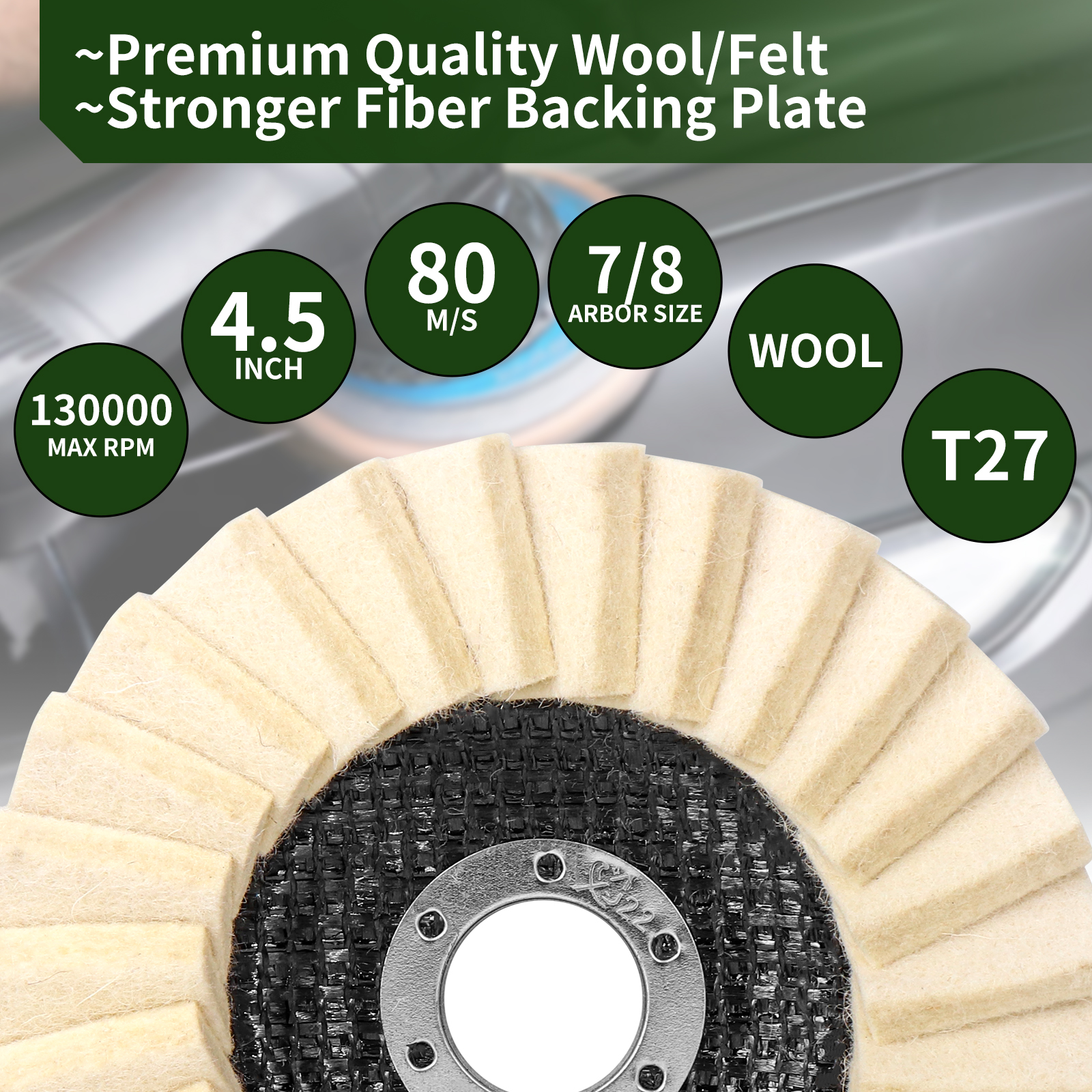 1/3Pcs Wool Polishing Wheel Po - Sharpening Stone Whetstone review and price
