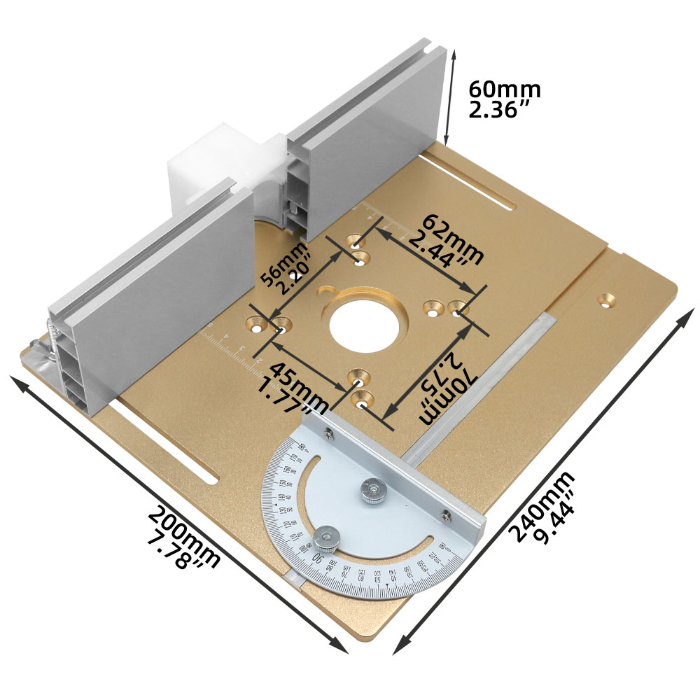 C8 Aluminum Router Table Inser - Router Table Insert review and price