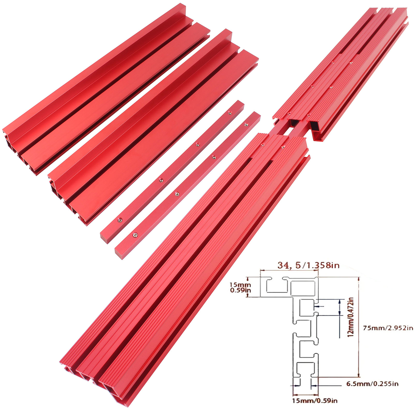1Set 80cm Splicing Fence with  - Router Table Insert review and price