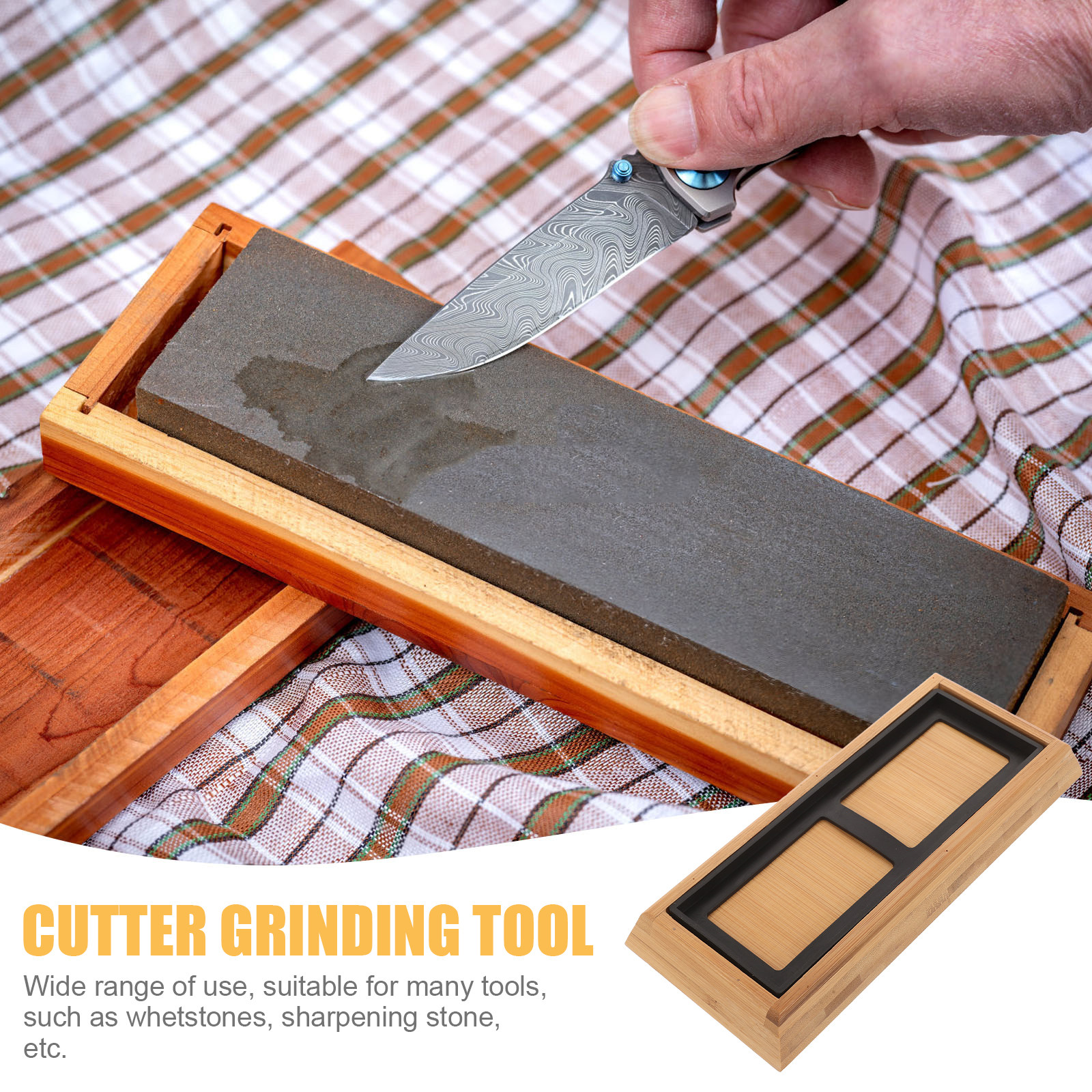 1Set Eco Friendly Bamboo Whets - Sharpening Stone Whetstone review and price